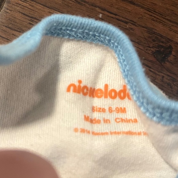 Nickelodeon Peter Rabbit Baby Bodysuit Blue Stripe 6-9 Months - Picture 3 of 4